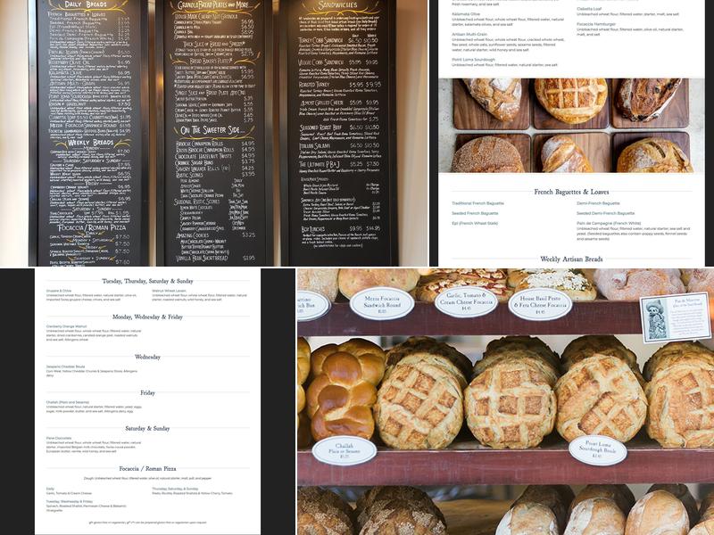 Con Pane Rustic Breads & Cafe Menu