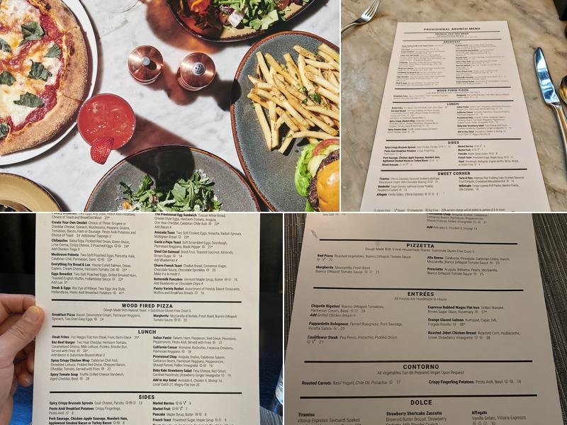 Provisional Kitchen Menu