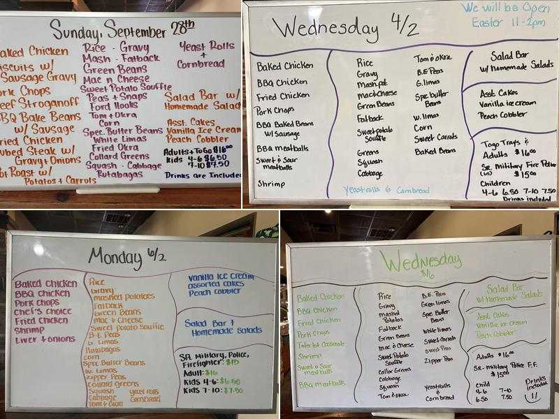The Lunch Box Menu