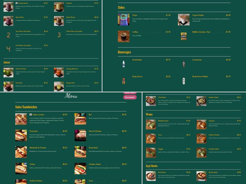 The Lunchbox (Subs, Sandwishes, Salads, Smoothies, Acai Bowls) Menu