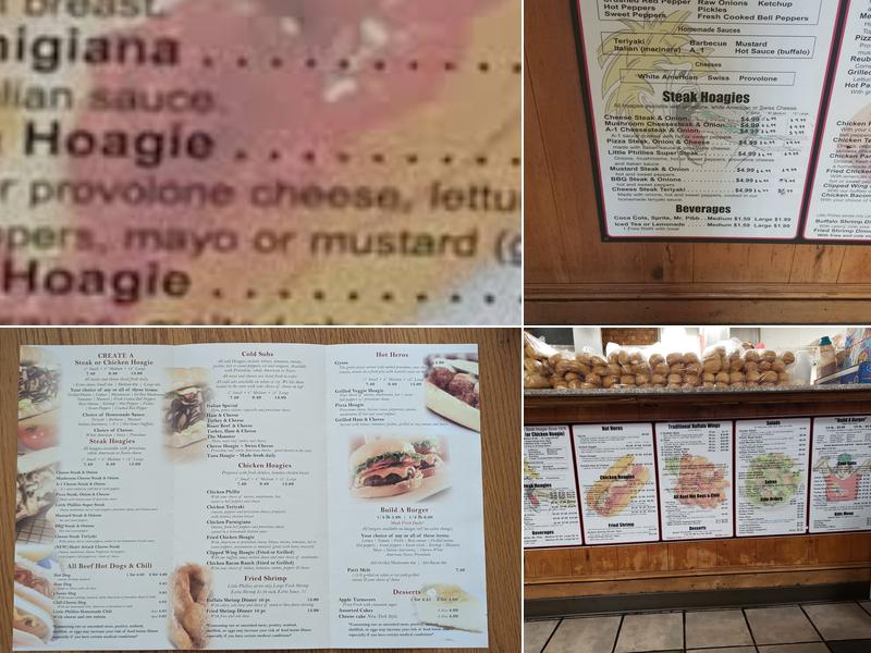 Little Phillies Menu