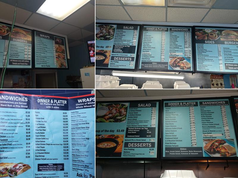 RoRo 's Gyro Place Menu