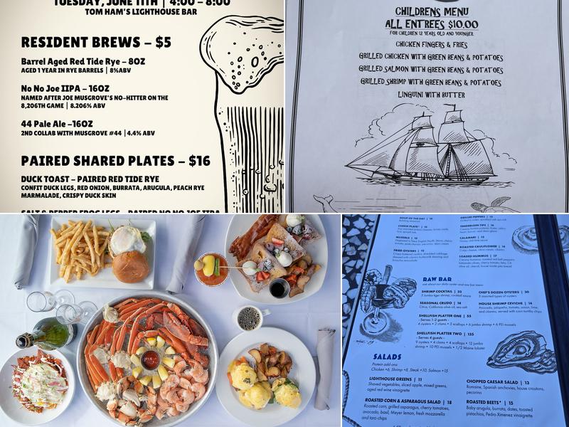 Tom Ham's Lighthouse Menu