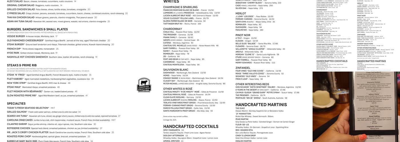 J. Alexander's Restaurant, Palm Beach Gardens Menu, Reviews (464