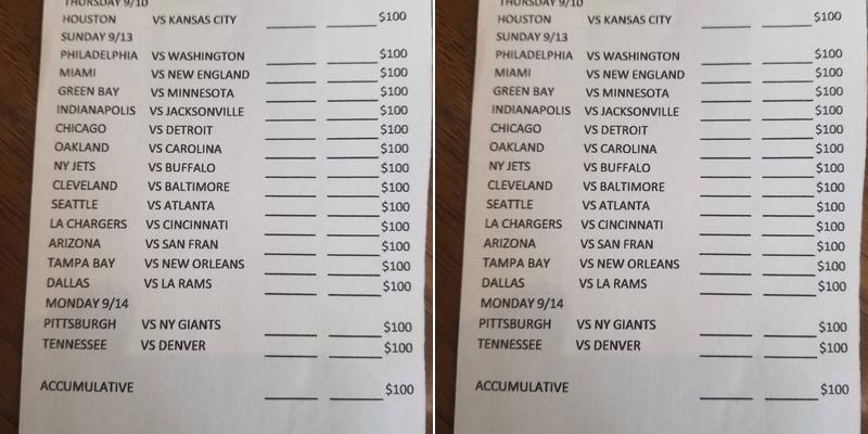 Players Sports Bar Menu