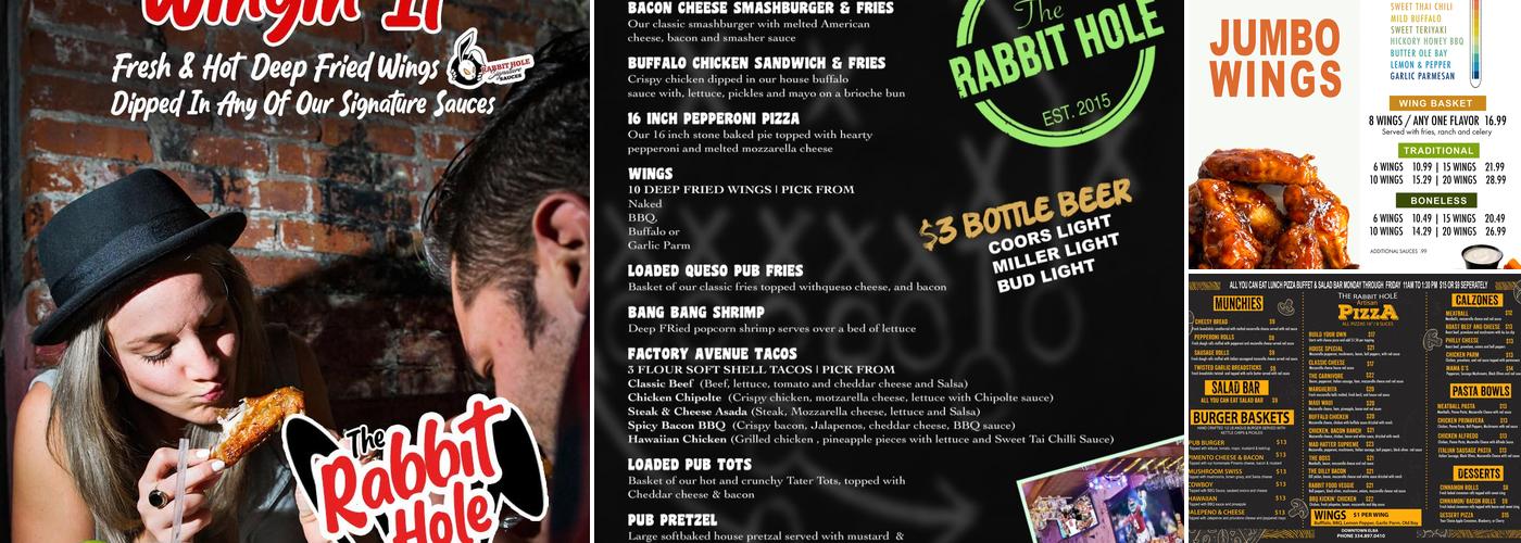 The Rabbit Hole Menu