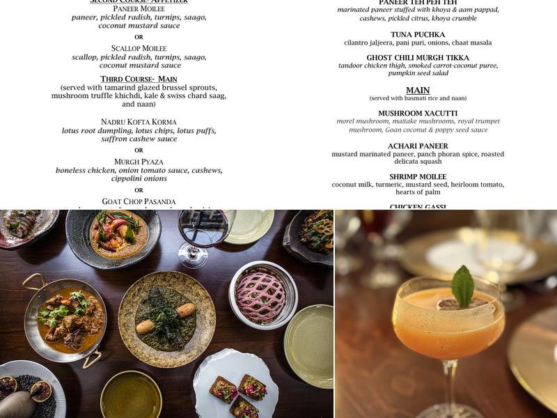 Junoon Menu
