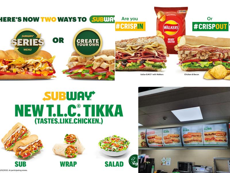 Subway Menu
