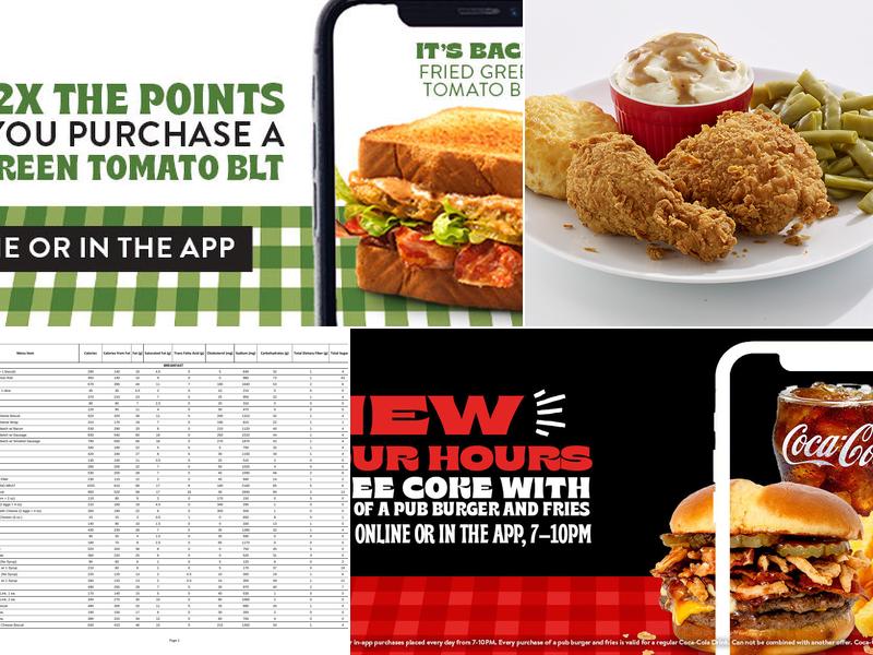 Jack's Menu