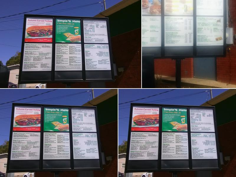 Subway Menu