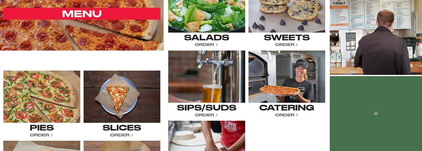 Flippin Pizza Menu