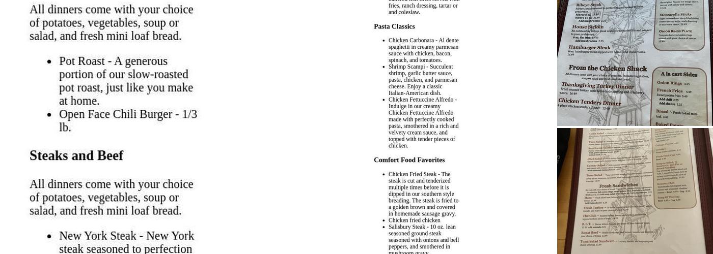 Kountry Kitchen Menu