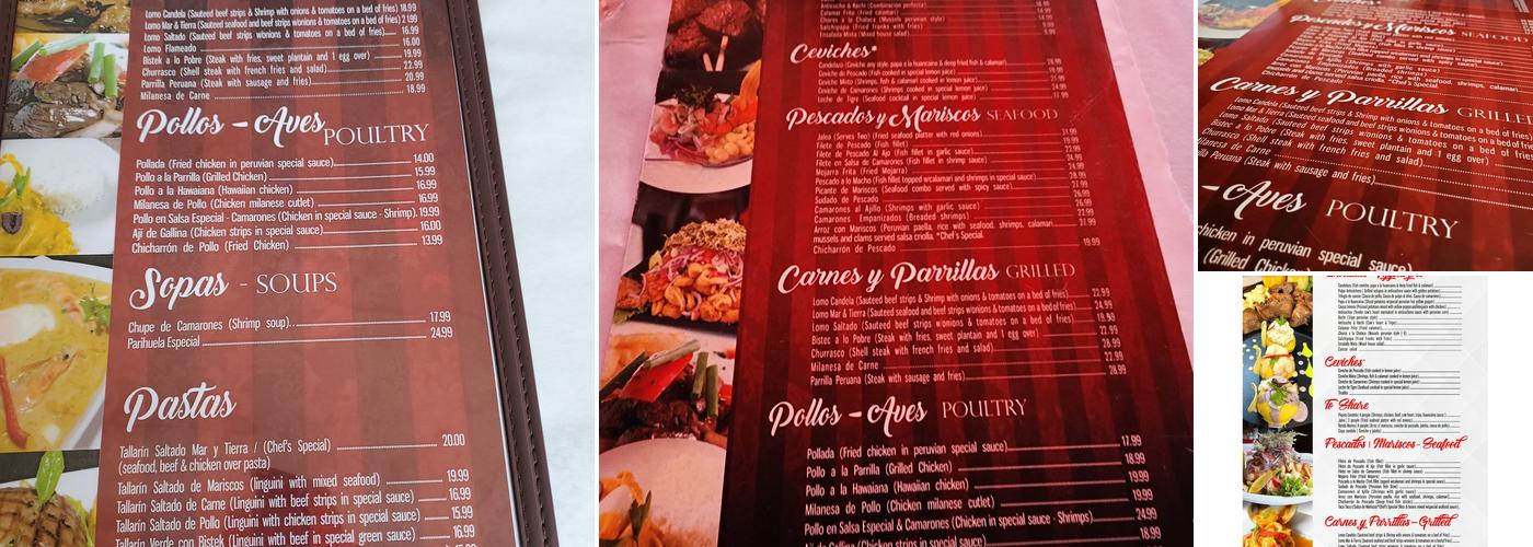 La Candela Menu