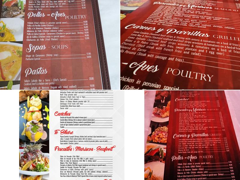 La Candela Menu