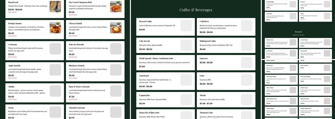 Layla's Bakery-Cafe Menu