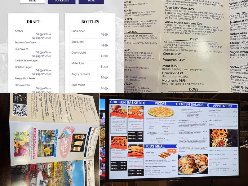 Canyon Breeze Restaurant Menu