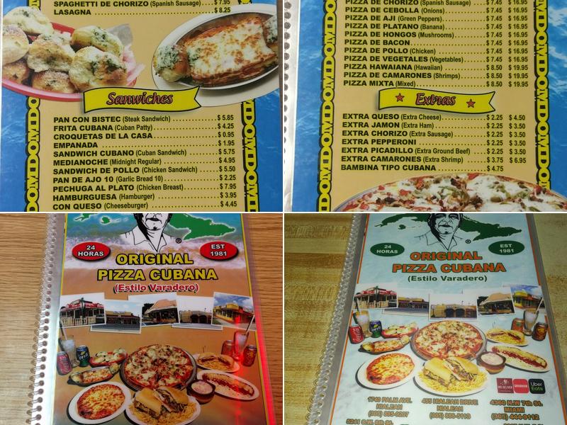 Nikki Pizza La Original Menu