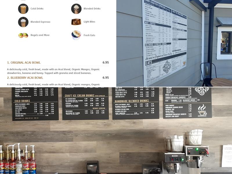 Shotz Coffee Menu