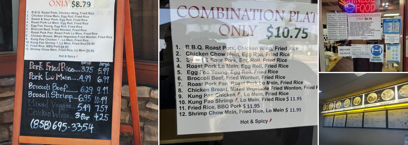 Chung Hing Menu