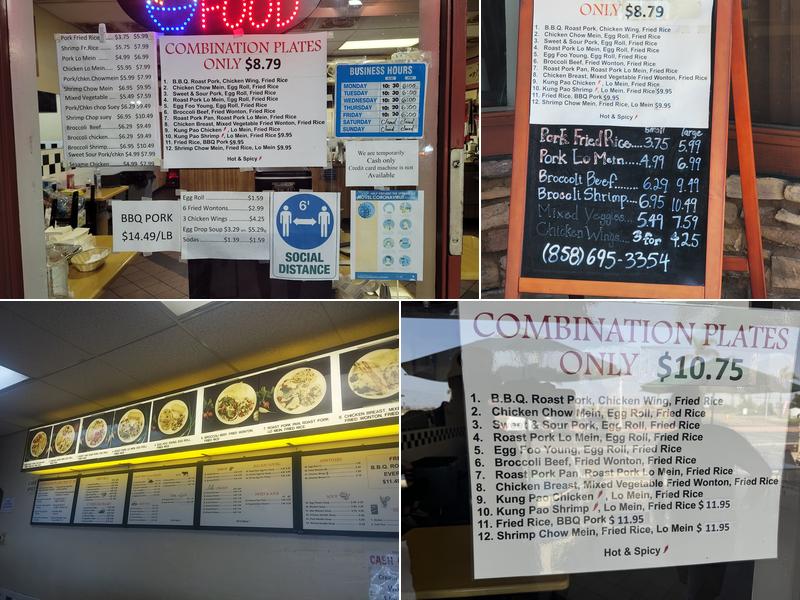 Chung Hing Menu
