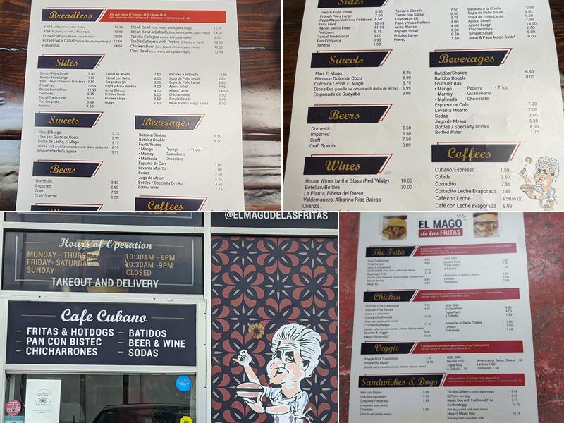 El Mago De Las Fritas Menu