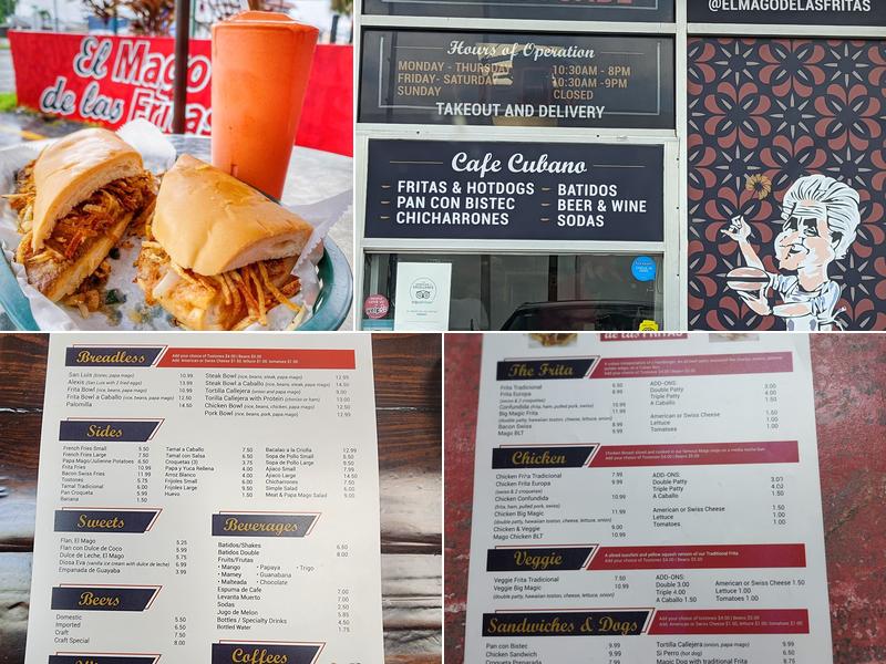 El Mago De Las Fritas Menu