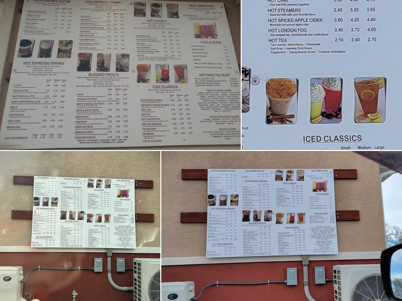 Peppy Coffee Co Drive Through Menu
