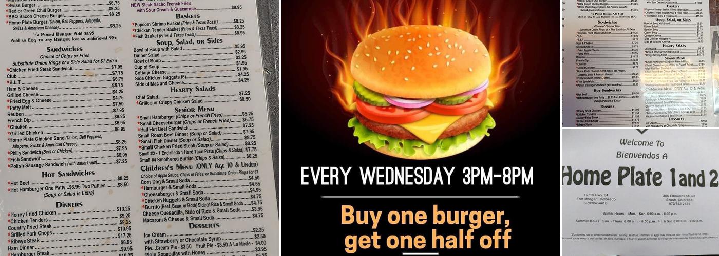 Home Plate Fort Morgan Menu