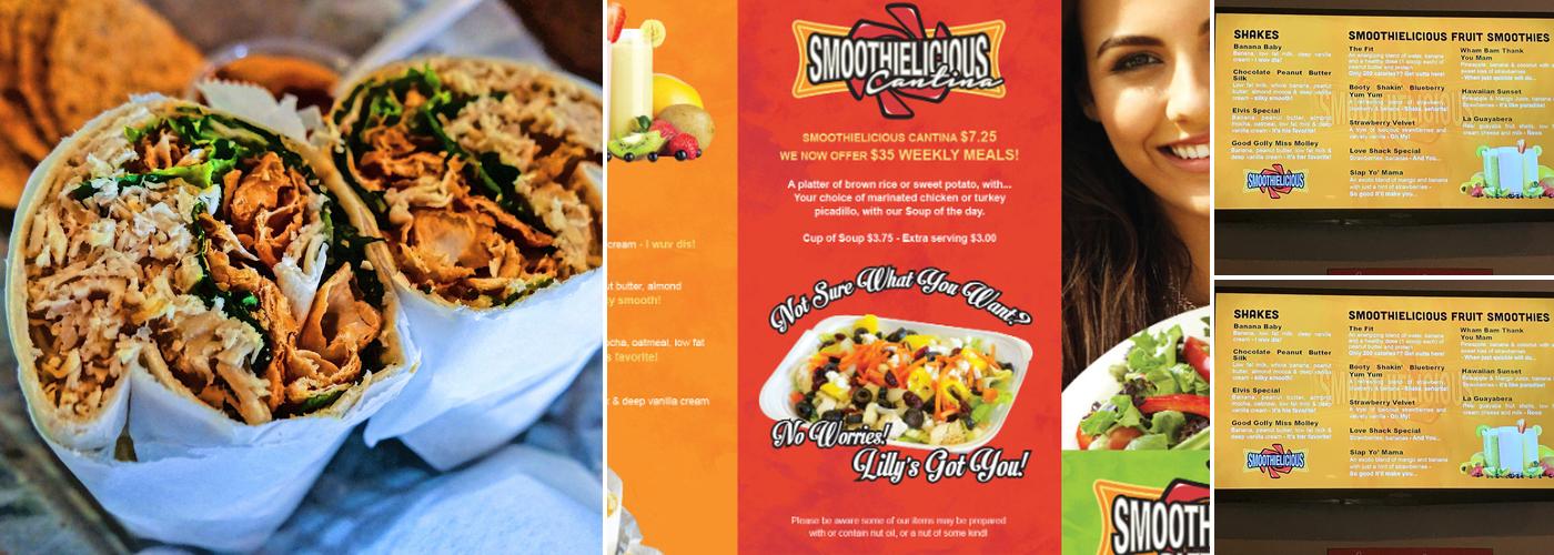 Smoothielicious Menu