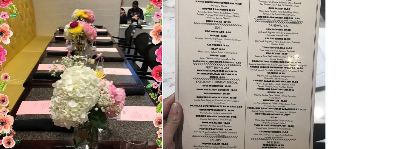 Chocolate Fashion Menu