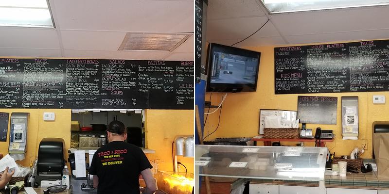 Taco Rico Coral Gables Menu