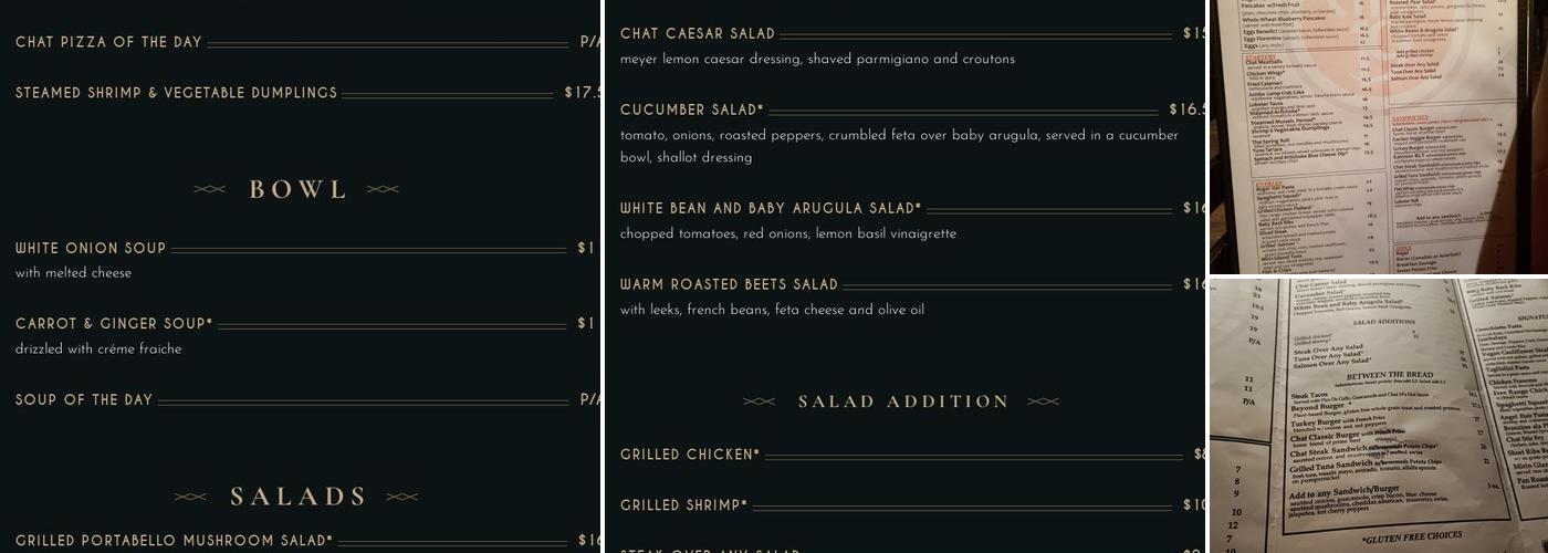 Chat 19 Menu