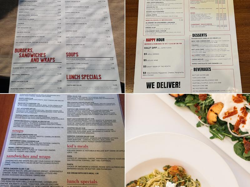 Pizza Nova Menu