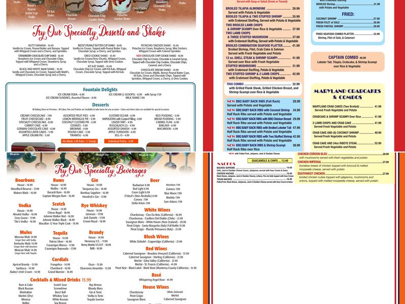 New Rochelle Diner Menu