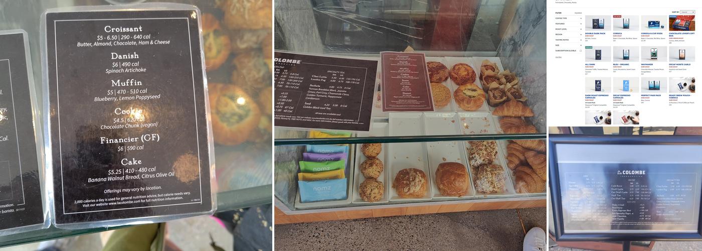 La Colombe Coffee Menu