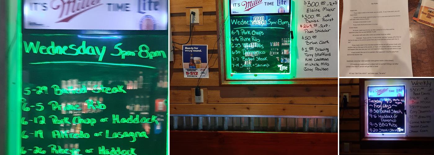 Wagon Wheel Cafe Menu