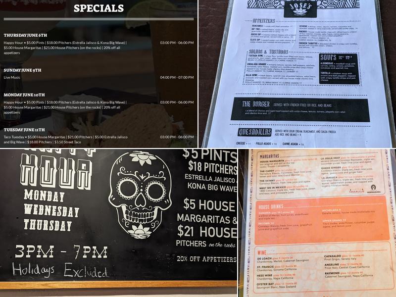 Jose's CourtRoom Menu