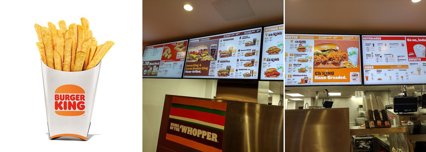 Burger King Menu