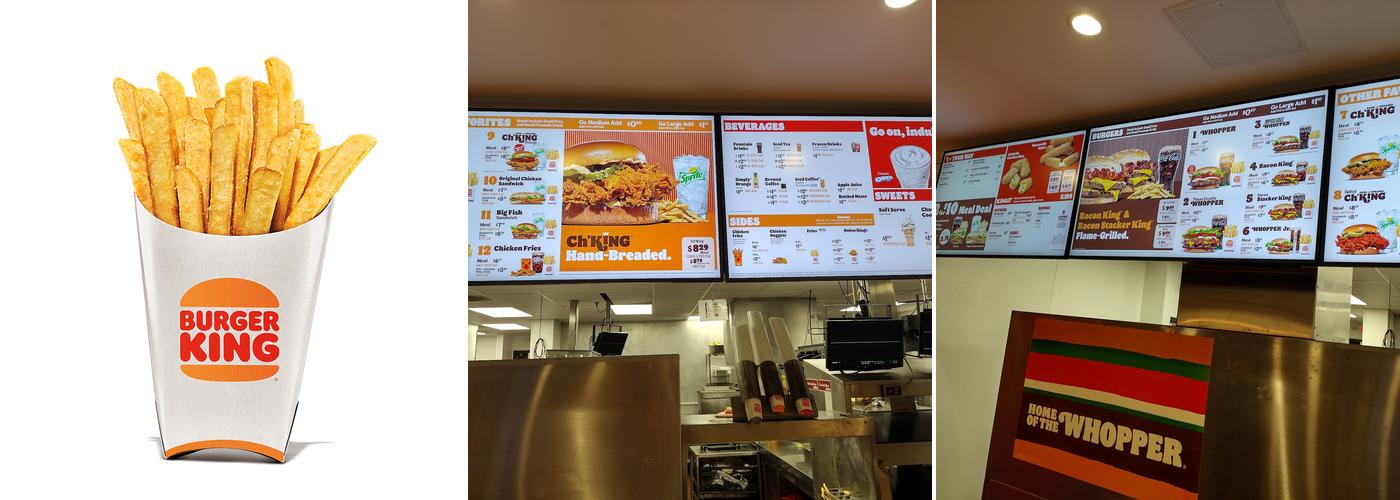 Burger King Menu