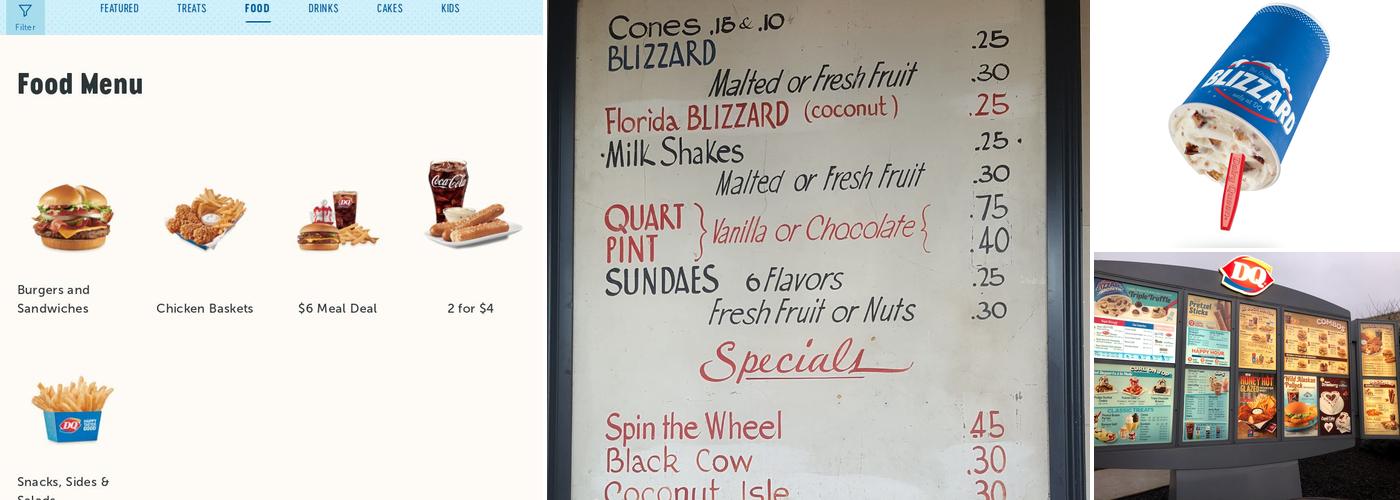 Dairy Queen Grill & Chill Menu