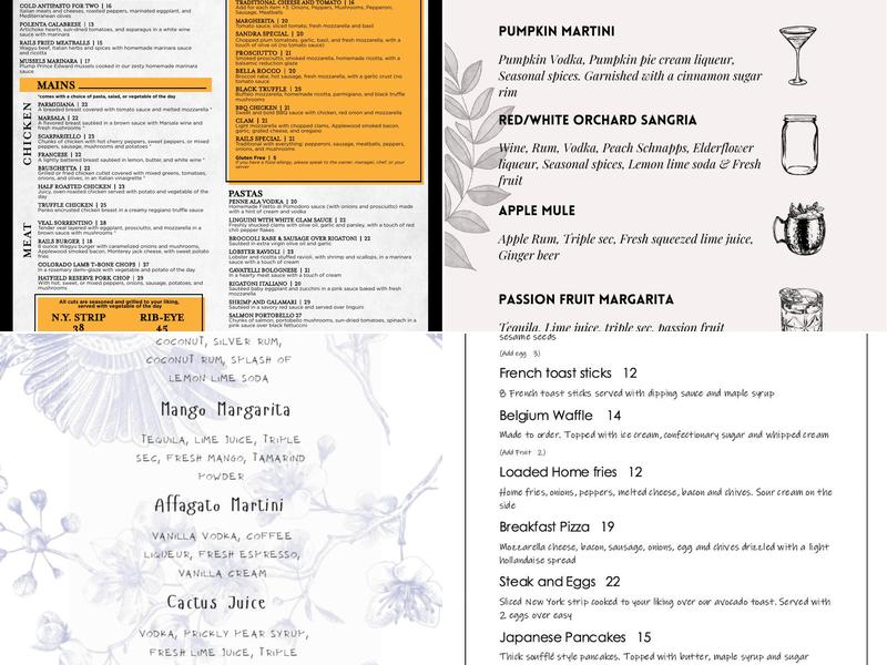Modern on the Rails Menu