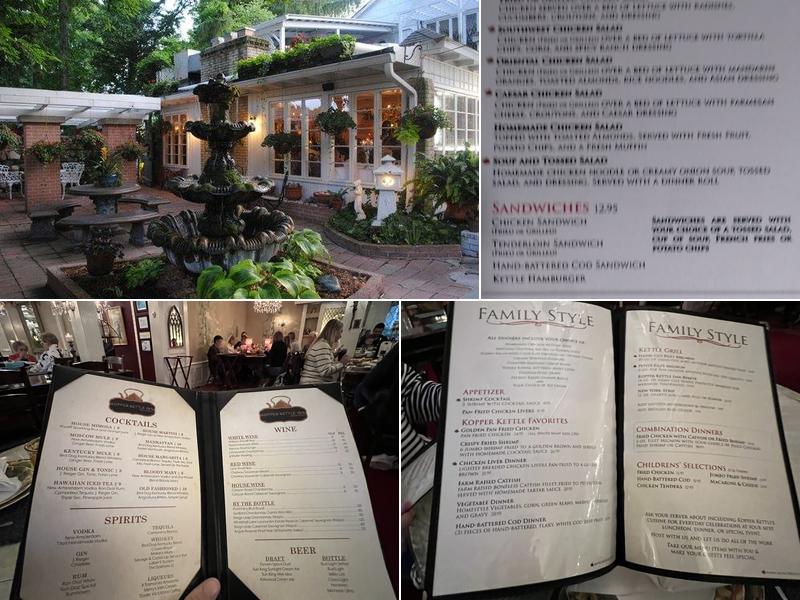 Kopper Kettle Inn Restaurant Menu