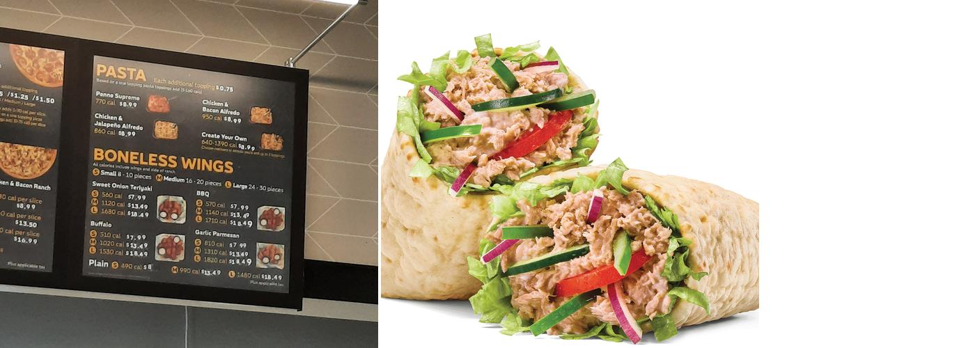 Subway Menu