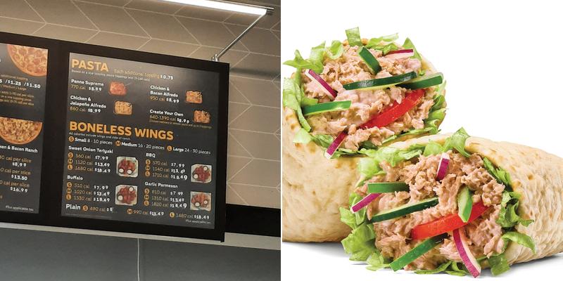Subway Menu