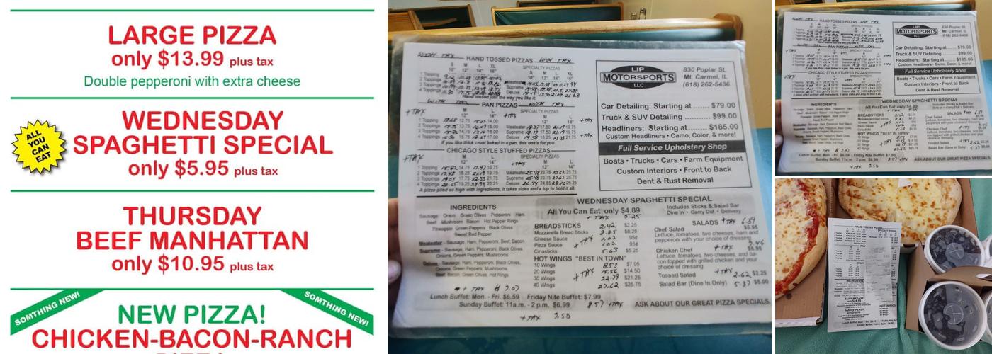 Little Italy's Pizza Menu