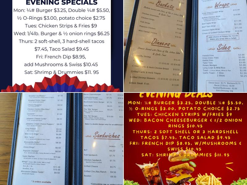 Walnut Grove Bar & Grill Menu