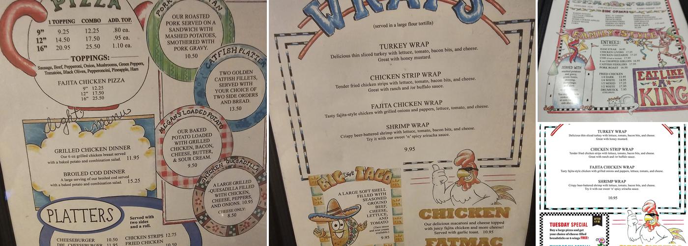 Silver Bell Restaurant Menu