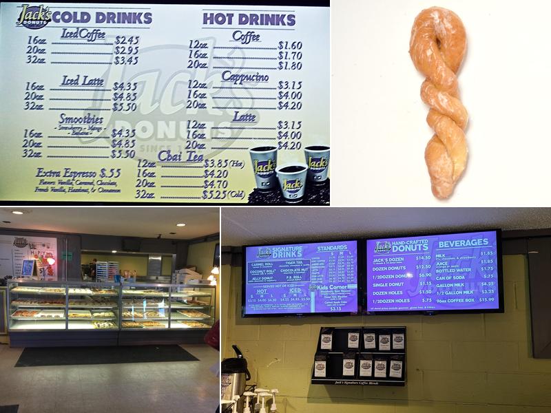 Jack's Donuts Menu
