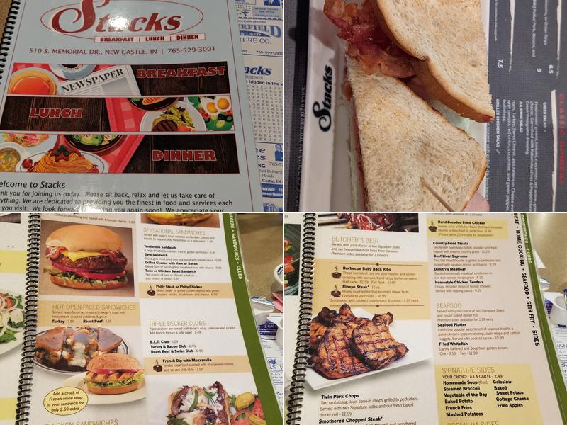 Stacks Pancake House Restaurant Menu