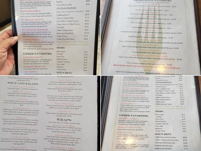 Busy Bee Diner Menu